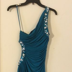Teal Prom Dress